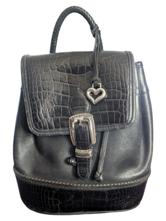 Vintage Brighton Leather Backpack main image 12